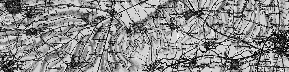 Old map of Ragdale in 1899