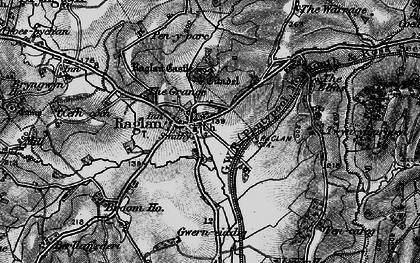 Old map of Raglan in 1896