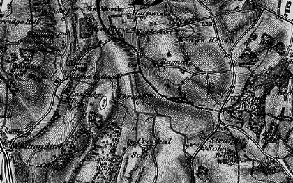 Old map of Ragnal in 1895