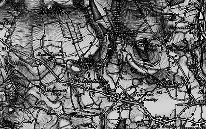 Old map of Rain Shore in 1896