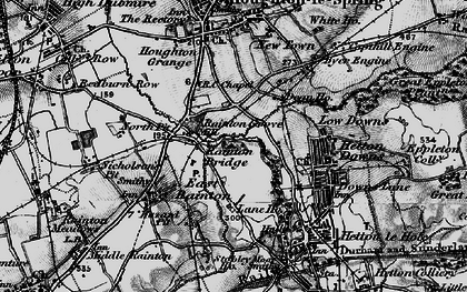 Old map of Rainton Bridge in 1898