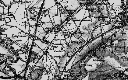 Old map of Rainton Gate in 1898