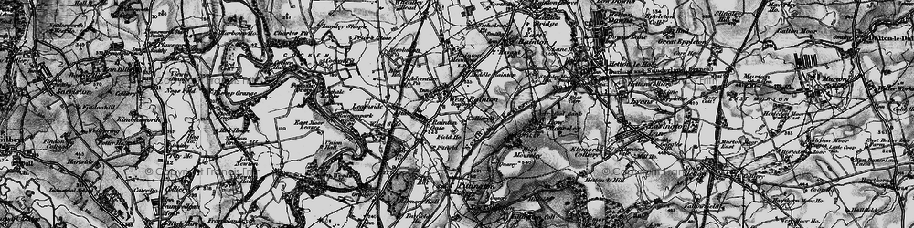 Old map of Rainton Gate in 1898
