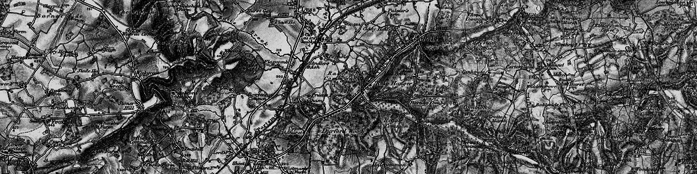 Old map of Rake Common in 1895
