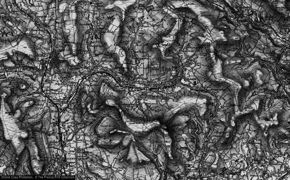 Old Map of Rake Head, 1896 in 1896
