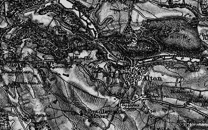 Old map of Rakes Dale in 1897