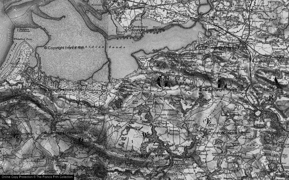 Old Map of Rallt, 1897 in 1897