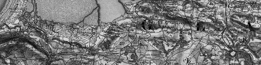 Old map of Rallt in 1897