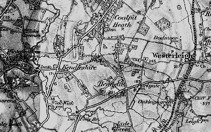 Old map of Ram Hill in 1898