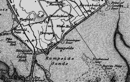 Old map of Barren Point Scar in 1897
