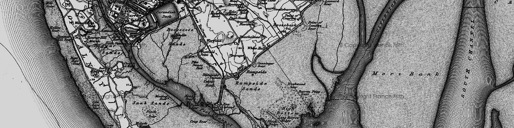 Old map of Barren Point Scar in 1897