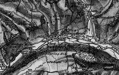 Old map of Ramsbury in 1898