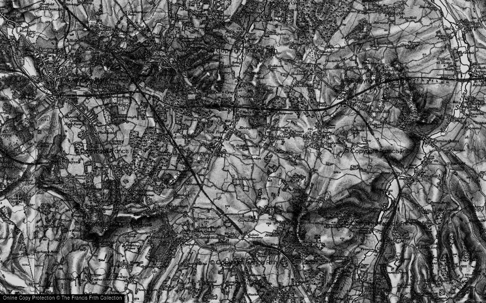 Old Map of Ramsden, 1895 in 1895
