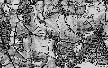 Old map of Besford Bridge in 1898