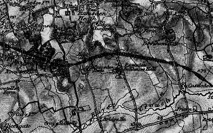 Old map of Ramsden Bellhouse in 1896