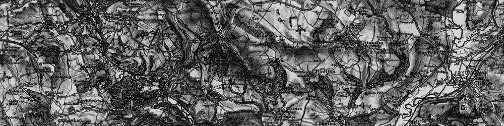 Old map of Wootton Park in 1897