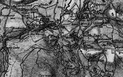 Old map of Ramsley in 1898