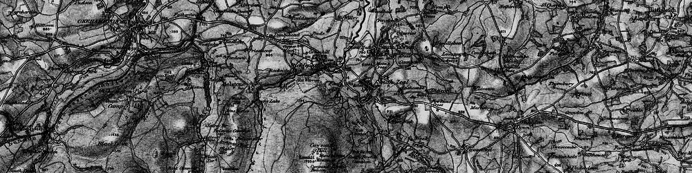 Old map of White Hill in 1898