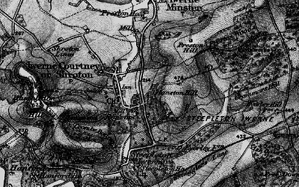 Old map of Ranston in 1898