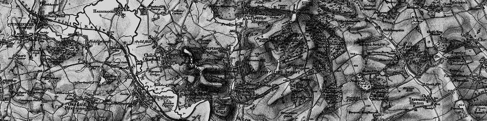 Old map of Ranston in 1898