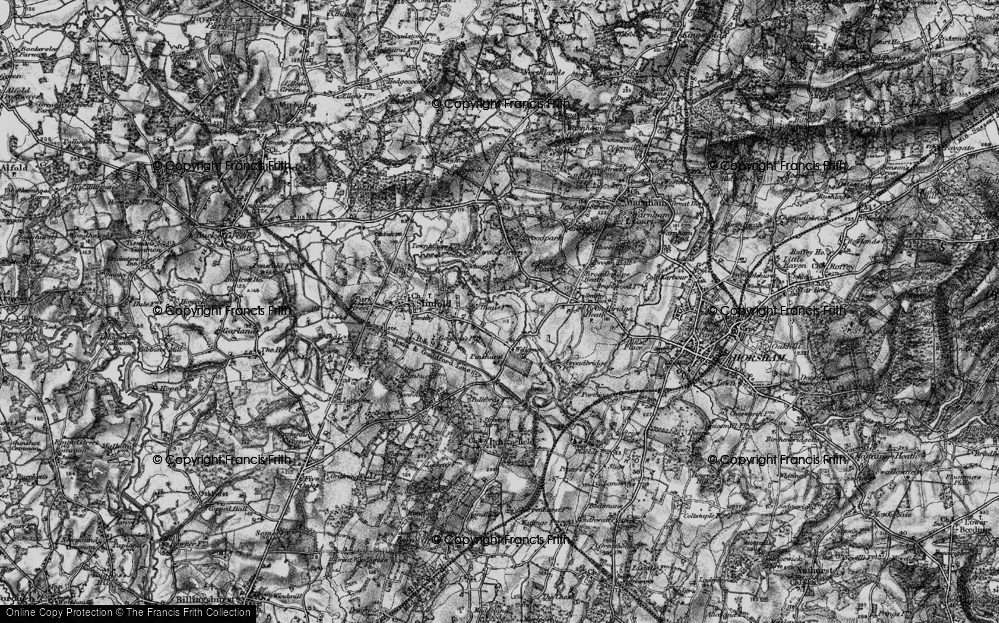 Old Map of Rapkyns, 1895 in 1895