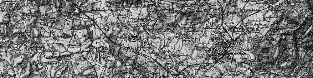 Old map of Rapkyns in 1895