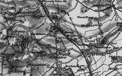 Old map of Rapps in 1898