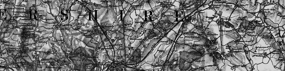 Old map of Rashwood in 1898