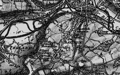 Old map of Rastrick in 1896