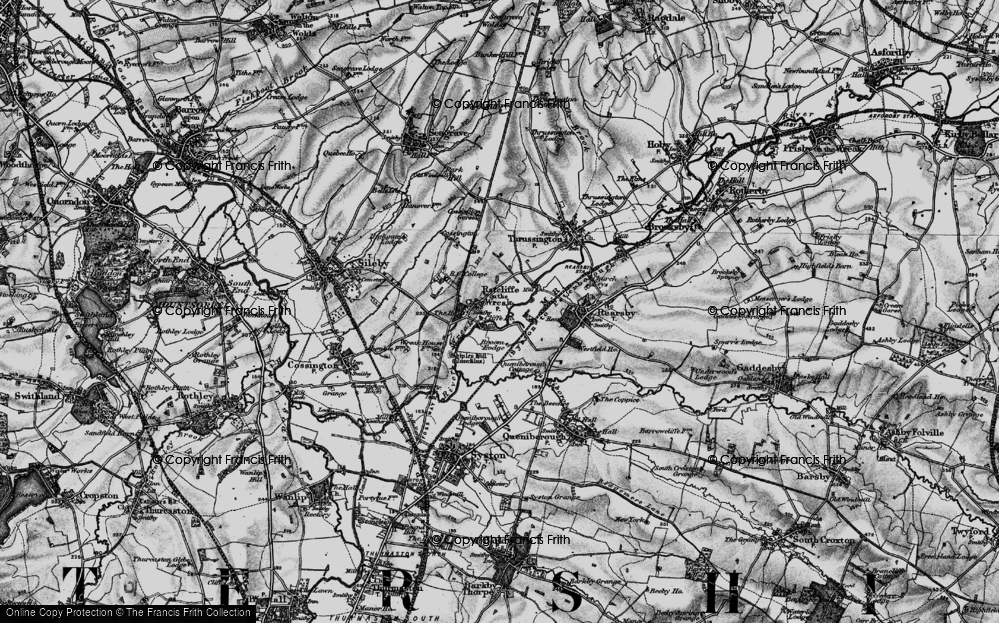 Old Maps of Ratcliffe on the Wreake, Leicestershire