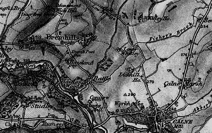 Old map of Ratford in 1898
