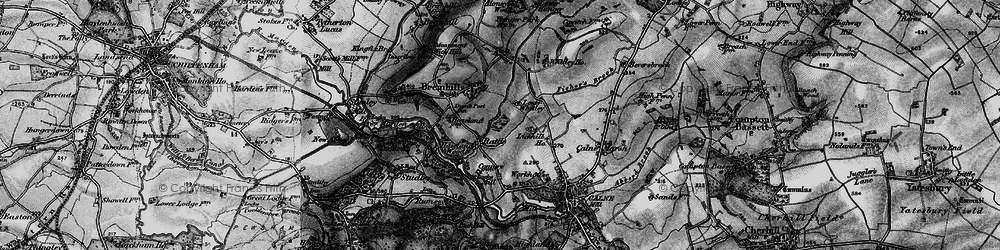Old map of Ratford in 1898