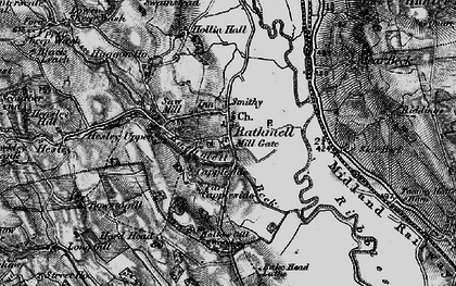 Old map of Bull Hurst in 1898