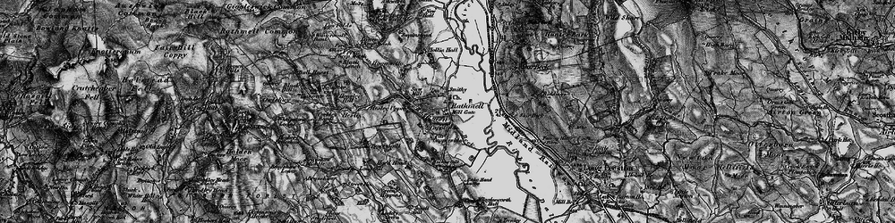 Old map of Bull Hurst in 1898