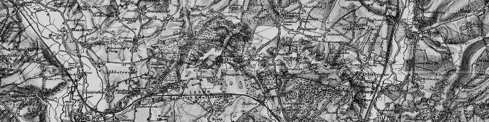 Old map of Ratlake in 1895