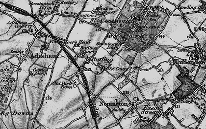 Old map of Ratling in 1895