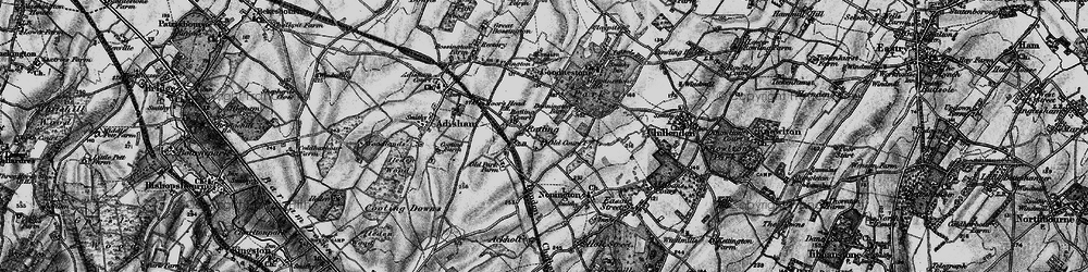 Old map of Ratling in 1895