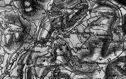 Old map of Ratlinghope in 1899