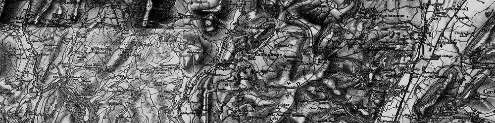 Old map of Ratlinghope in 1899