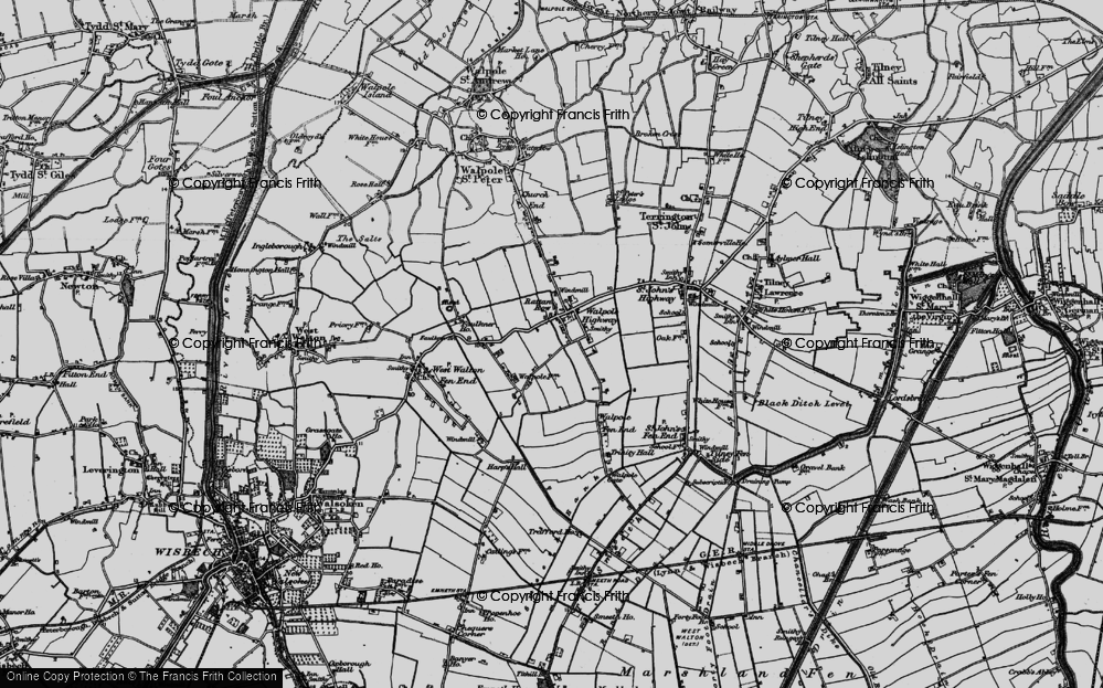 Old Map of Ratten Row, 1893 in 1893
