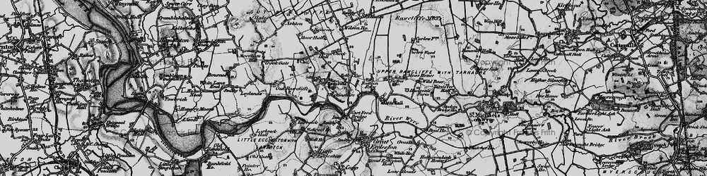 Old map of Ratten Row in 1896