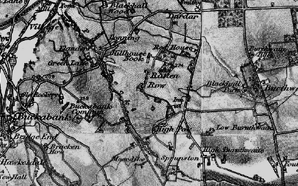 Old map of Ratten Row in 1897