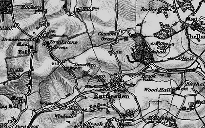 Old map of Brook Vale in 1898