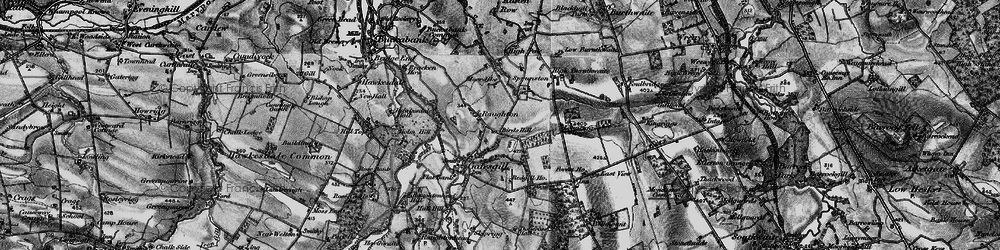 Old map of Raughton in 1897