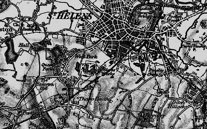 Old map of Ravenhead in 1896