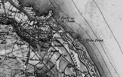 Old map of Blea Wyke Point in 1897
