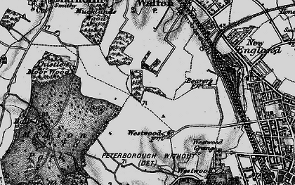 Old map of Ravensthorpe in 1898