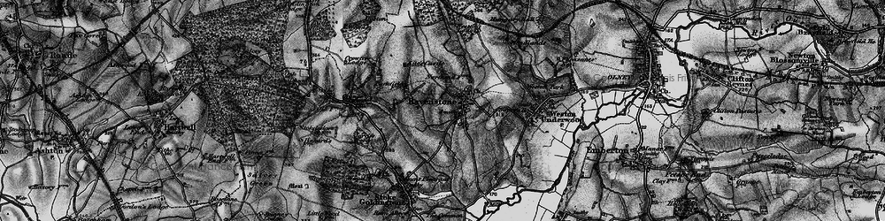 Old map of Ravenstone in 1896