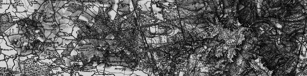 Old map of Ravenswood Village Settlement in 1895