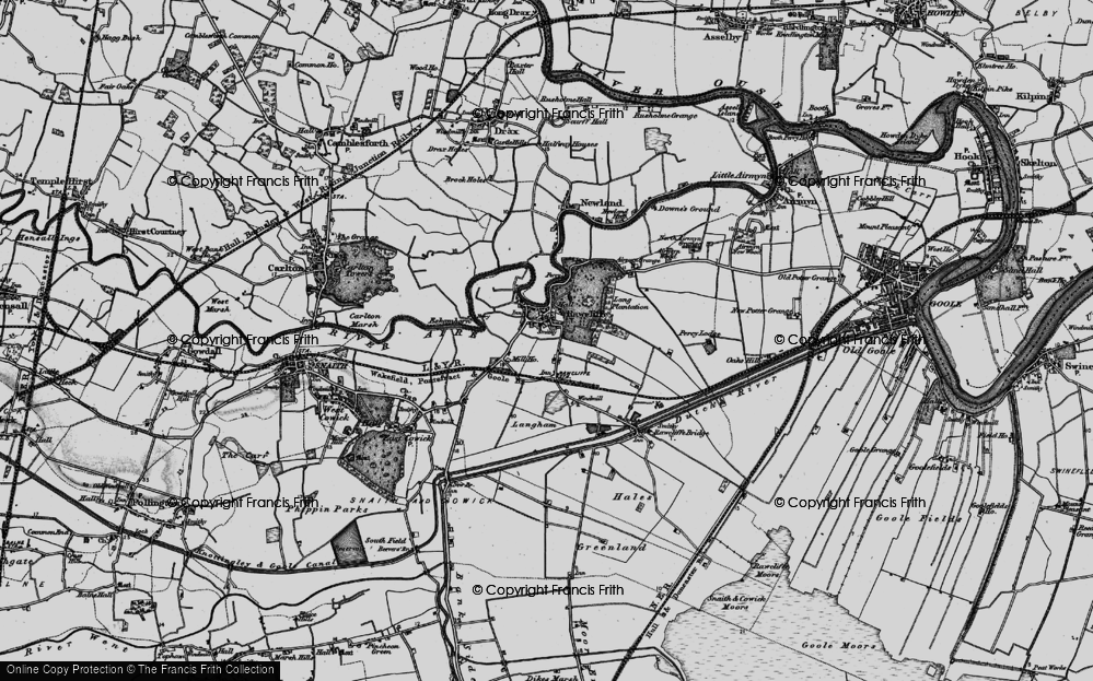 Old Map of Rawcliffe, 1895 in 1895